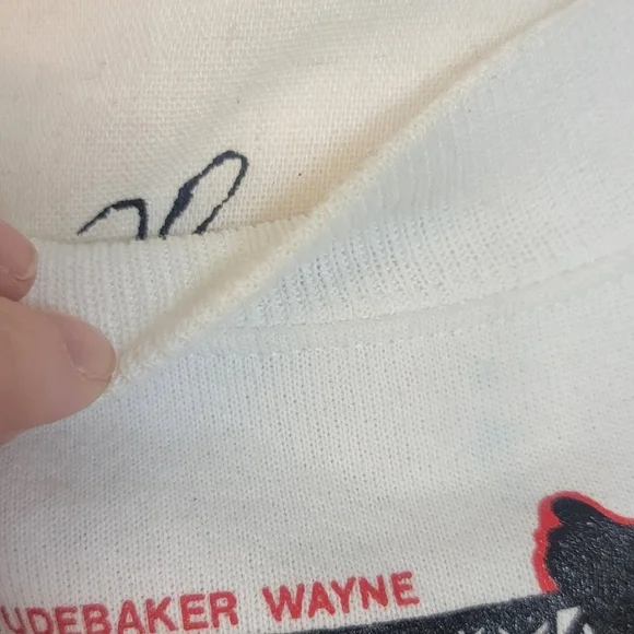 Vintage Wayne Studebaker‎ Staff Car Club Haynes Activewear Sweatshirt Unisex - Picture 6 of 12